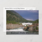 Carte postale Kootenai Falls Montana (Devant / Derrière)