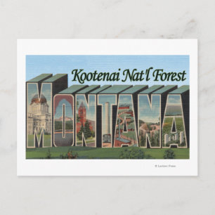 Carte Postale Kootenai Nat'l Forest, Montana