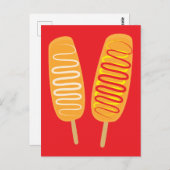 Carte Postale Korean Corn Dogs (Devant / Derrière)