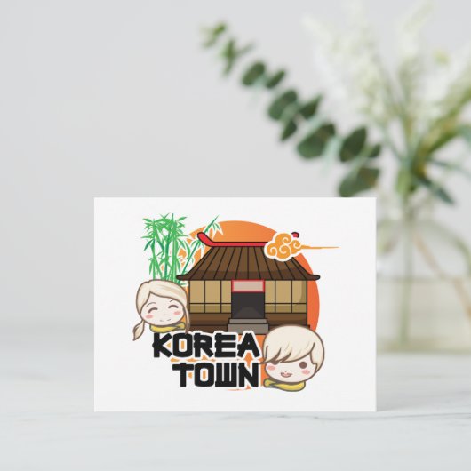 CARTE POSTALE KOREATOWN (Debout devant)