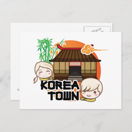 CARTE POSTALE KOREATOWN (Devant / Derrière)