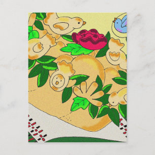 Carte Postale Korovai pour Mariage ukrainien