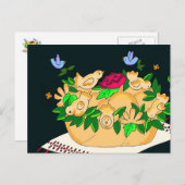 Carte Postale Korovai pour Mariage ukrainien (Devant / Derrière)