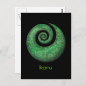 Carte Postale koru (Devant / Derrière)