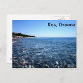Carte postale Kos, Grèce Beach Scene (Devant / Derrière)