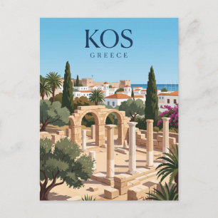 Carte Postale Kos Ville Grèce