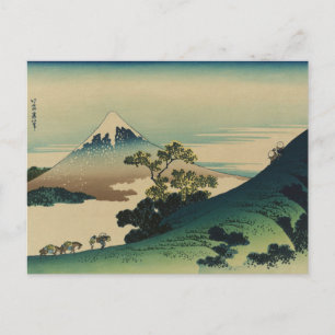 Carte Postale Koshu Inume-Toge par Hokusai