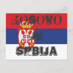 CARTE POSTALE KOSOVO JE SRBIJA