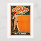 Carte Postale Koster & Bial's Music Hall près de Broadway (Devant)