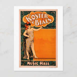 Carte Postale Koster & Bial's Music Hall près de Broadway