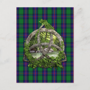 Carte Postale Kot De Trinité Celtique Et Clan Shaw Tartan