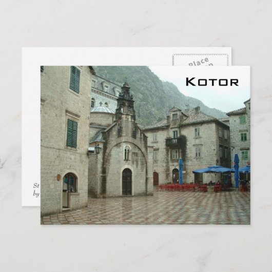 Carte Postale Kotor (Devant / Derrière)