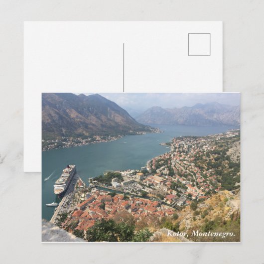 Carte postale Kotor (Devant / Derrière)