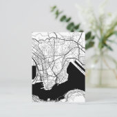 Carte Postale Kowloon Hong Kong Map (Debout devant)