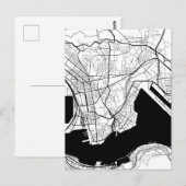 Carte Postale Kowloon Hong Kong Map (Devant / Derrière)