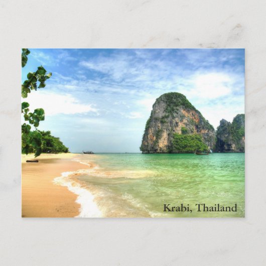 Carte Postale Krabi, Thaïlande (Devant)