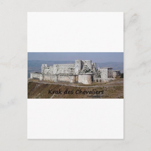 Carte Postale Krak Des Chevaliers, un château croisé (Devant)