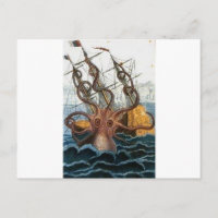 Kraken Steampunk Octopus Vintage