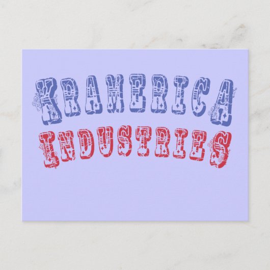 Carte Postale Kramerica Industries Produits (Devant)
