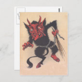 Carte Postale Krampus (Devant / Derrière)