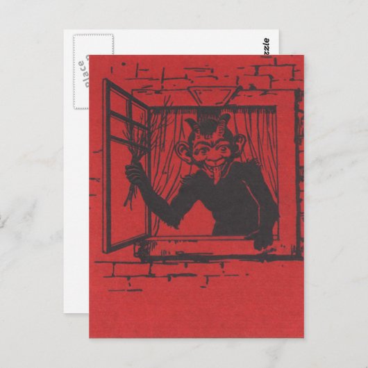 Carte Postale Krampus (Devant / Derrière)
