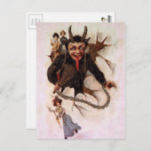 Carte Postale Krampus (Devant / Derrière)