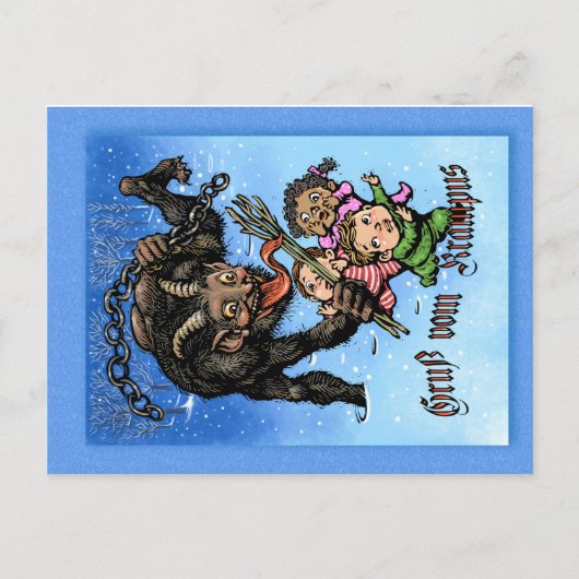 Carte postale Krampus (Devant)