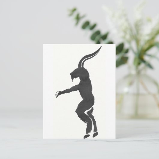 Carte Postale Krampus (Debout devant)