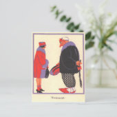 Carte Postale Krampus & Date (Debout devant)