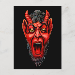 Carte Postale Krampus de culture vintage