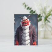 Carte Postale Krampus de Noël (Debout devant)
