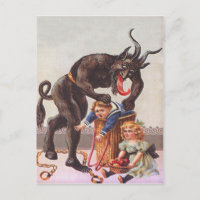 Krampus enlève des enfants