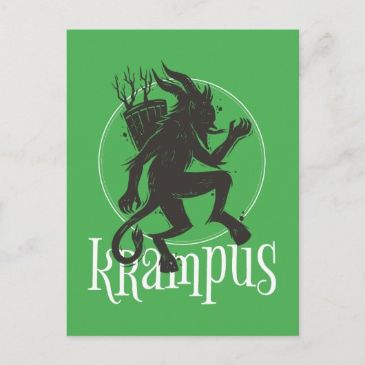 Carte Postale Krampus Green (Devant)