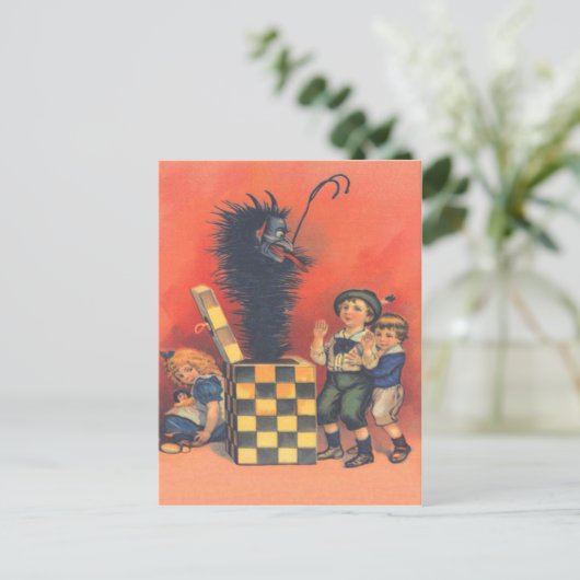 Carte Postale Krampus Jack-In-A-Box (Debout devant)
