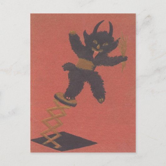 Carte Postale Krampus Jack-In-A-Box (Devant)