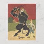 Carte Postale Krampus kidnapping (Devant)