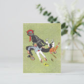 Carte Postale Krampus Kidnapping (Debout devant)