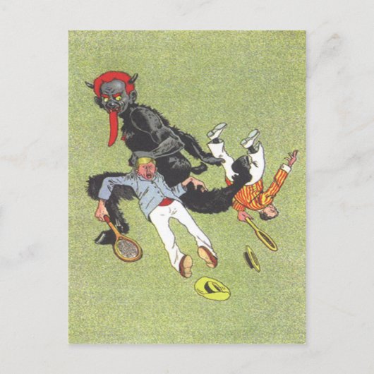 Carte Postale Krampus Kidnapping (Devant)