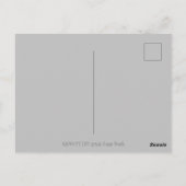 CARTE POSTALE KRAMPUS NAUGHTLIST, HISTOIRE DE NOËL CRAYANTE (Dos)