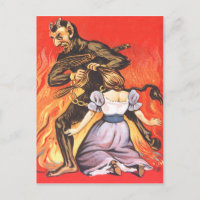 Krampus Punir une femme