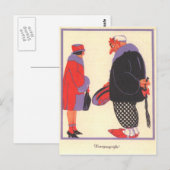 Carte Postale Krampus & Saint-Valentin (Devant / Derrière)