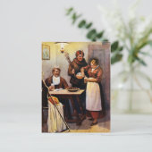 Carte Postale Krampus victorien (Debout devant)