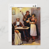 Carte Postale Krampus victorien (Devant / Derrière)