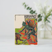Carte Postale Krampus vintage (Debout devant)