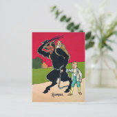 Carte Postale Krampus vintage (Debout devant)