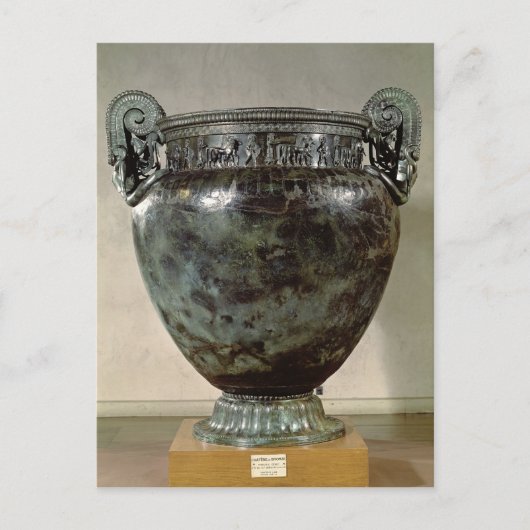 Carte Postale Krater, de la tombe d'une princesse de Vix (Devant)