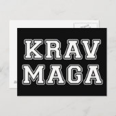 Carte Postale Krav Maga (Devant / Derrière)