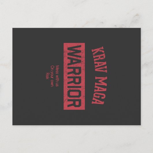 Carte Postale Krav Warrior (Devant)