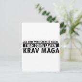 Carte Postale Krava maga designs (Debout devant)