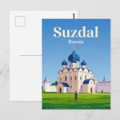 Carte Postale Kremlin de Souzdal Russie (Devant / Derrière)